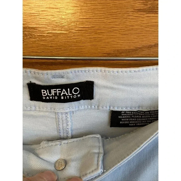 Buffalo David Bitton High Rise Soft Stretch Ankle Skinny Jeans Havana 18/38 Blue - Picture 4 of 9